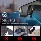 mangoal STARVIS 2 Front 4K HDR Dash Cam IMX678, Custom Fit for Gen6 CR-V & CR-V Hybrid 2023-2026(Black)(Model B), 5GHz WiFi, GPS, 64GB Card