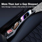 7F Car Seat Gap Filler Organiser,Between Seat Gap Filler, Centre Console Organiser, Universal Car Accessories, Fit SUV Truck Storage Black