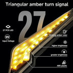 DREAMIZER UTV Turn Signal Kit with Horn, Plug and Play, Pre-Wired, UTV ATV Blinker with Rocker Switch Universal Street Legal Kit with Hazard light Compatible with Polaris, Can-Am, Teryx, CFMOTO