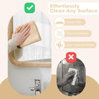 Jessy Home 2 Roll Reusable Paper Towels,100 Sheets Tear Away Microfiber Cleaning Cloth, Lint Free Cleaning Rags for Kitchen, Dishcloth,Household Cleaning Supplies