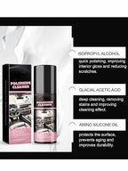 Silicona para Carro Interior Brillo Y Olor, Multipurpose Polishing Cleaner Car Interior Cleaner, Vehicle Interior Polish Interior Detailer Spray for Car, Rubber, Leather (2pcs)