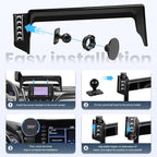 Car Phone Holder Fit for Toyota Camry 2021 2022 2023 2024 - for MagSafe Magnetic Cell Phone Mount for Camry Accessories 7 inch Touchscreen - Strong Magnets for iPhone (NOT FIT 9 inch)