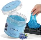 Car Cleaning Gel Putty, Reusable Dust Removal for Keyboard, Car Interior, Air Vents, Dashboard & Tight Spaces | Auto Detailing Putty (Blueberry Scent)