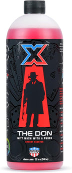 Chem-X The Don: Mitt Wash with a Punch - 32oz - Cherry-Scented Car Wash Soap for Removing Road Film, Bugs, Grime & Build-Up