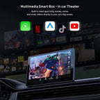 Wireless CarPlay Adapter, Magic AI Box with Dual-WiFi Stability, 4GB+32GB Enjoy Video & Music Apps, Navigation, AI Voice, Plug & Play for Factory Wired CarPlay