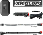 XKGLOW chrome App Control Car Mini LED Accent Light Kit - Interior