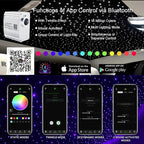 AKEPO 10W Twinkle Fiber Optic Light Engine Light Source, APP Control + Music Activated + 28-Key Remote Control for Car Stars Headliner and Home Star Ceiling Kit