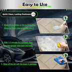Car Interior Cleaner Foam - Car Dashboard, Seat, Carpet, Upholstery Cleaner, Auto Interior Detailing Spray Leather Vinyl Plastic Cleaner - Remove Stain & Grime & Grease - 150ml