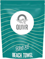 QUIVR “Not a Beach Towel” – Premium Microfiber Car Drying Towel – 1080 GSM, Edgeless, Ultra Absorbent & Scratch-Free – 31"×28" Auto Detailing Towel – Made in Korea