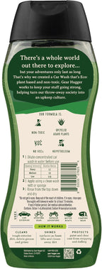 Gear Hugger Car Wash Soap (16 oz, Pack of 2) – Eco-Friendly Car Cleaner, Biodegradable Car Wash with Natural Saponins & Eucalyptus – Safe Car Soap for All Vehicle Surfaces