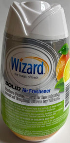 Wizard The Magic of Fresh gel Air Freshener, solid air freshener 7.8 oz Tropical citrus (Pack of 6)