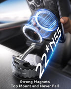 BEBEAR Car Phone Holder for Magsafe [78+LBS Hyper Suction & 4400gf Strongest Magnetic] 360°Adjustable Car Phone Mount Car Accessories Phone Holders for Your Car for iPhone 17/16 /15 Pro Max & Android