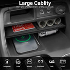 YOJOJOCO Center Console Tray Organizer Compatible with Honda 2023 2024 2025 2026 Pilot ＆ 2026 Passport Accessories Black ABS Plastic Material Insert Tray Pallet Storage