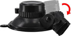 Windshield Suction Cup Mount Holder & Dashboard Adhesive Sticky Mounting Bracket Compatible with Rove R2-4K, R2-4K PRO, Stealth 4K, Stealth 4K PRO, Insignia NS-DCDCHH2 Dash Cam Series