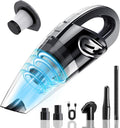 Handheld Vacuum Cordless, 15000Pa Powerful Car Vacuum Cleaner - 7800mAh Rechargeable Portable Mini Vacuum with 70000RPM Motor, 5 Nozzles, Low Noise, Washable Filter, for Car, Home, Office, Pet