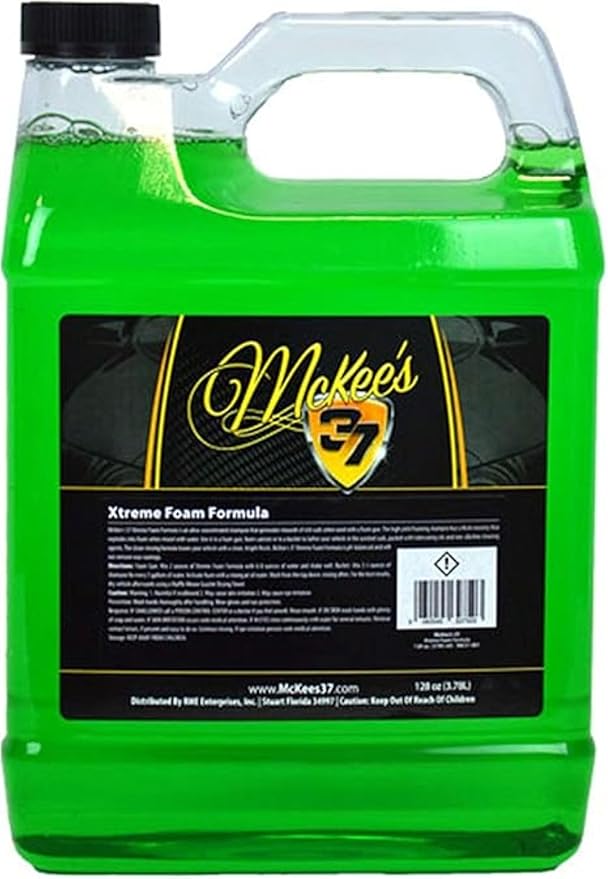 McKee's 37 MK37-801 Xtreme Foam Formula Shampoo, 128 oz.