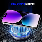 for MagSafe Car Wireless Charger Mount for iPhone 17/16/15/14/13/12 Series, Auto- Magnetic Tight Phone Holder with Fast Charging, Secure Air Vent, 360° Adjustable, Overheating Protection,(A10K)