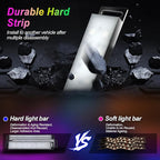YiLaie Car LED Lights Interior, Multcolor LED Light for Car with APP Control and DIY Mode, Music Sync USB Under Dash Lighting Kit for Cars, Trucks, SUVs, DC 5V
