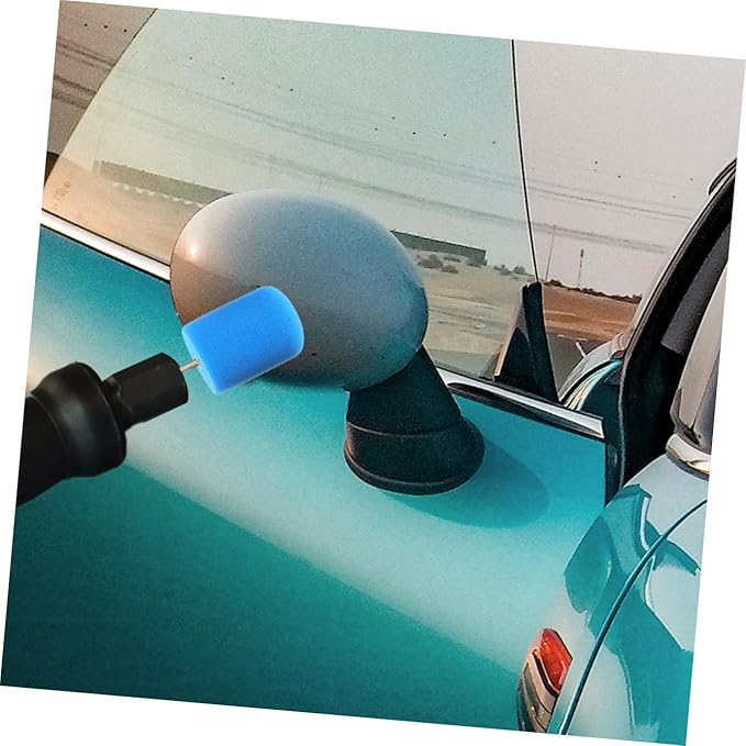 Healifty 16-Piece Car Polishing Wheel Kit Sponge Pads for Auto Detailing Clay Bar Brush Car Wheel Brush Light Weight Portable