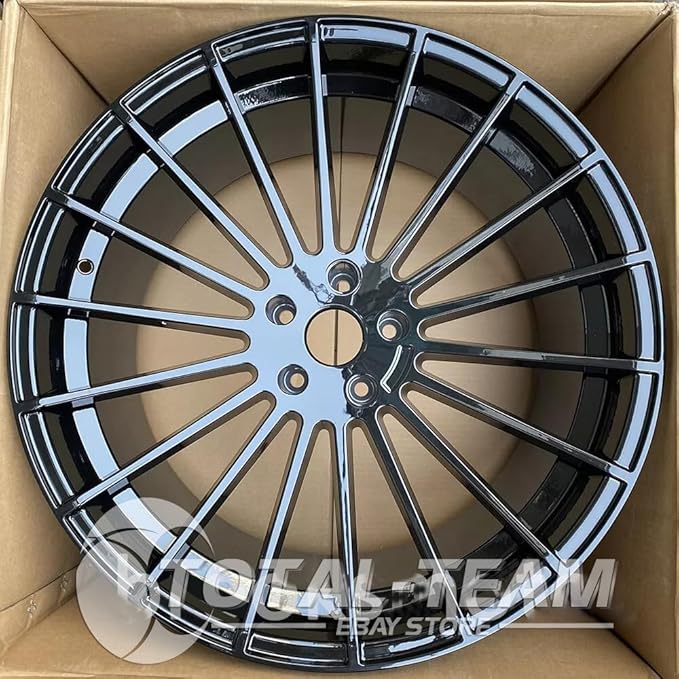 Generic 22"" HM STYLE GLOSS BLACK WHEEL RIM FIT BMW X5 E70 F15 X6 E71 F16 5X120 SET OF 4 e371