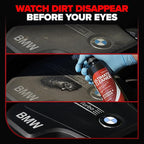 Carfidant Interior Cleaner – Removes Stains & Deep Cleans Car Seats, Leather, Fabric, Upholstery, Plastic, Dashboard & More - Car Cleaning Kit & Interior Detailer Spray - 32oz
