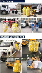 Guardrail Cleaning Truck with High Pressure Spray and Nylon Brushes, Efficient Road Fence Washing Equipment for Highway Maintenance and City Cleaning