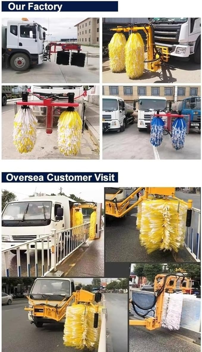 Guardrail Cleaning Truck with High Pressure Spray and Nylon Brushes, Efficient Road Fence Washing Equipment for Highway Maintenance and City Cleaning
