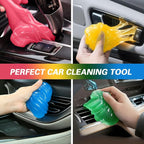 Car Cleaning Gel 4-Pack (5.6oz/pcs) – Universal Car Cleaning Putty, Auto Interior Cleaner Slime & Dust Remover, Car Cleaning Kit for Vents, Dashboards & Keyboards, Car Putty for Cleaning Accessories