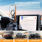 Car Phone Holder for Lexus GX GX550 2026 2025 2024 (Only for 14-Inch Screen) 360° Rotation Magnetic Cell Phone Mount, Compatible with Magsafe, Does Not Affect Air Vent