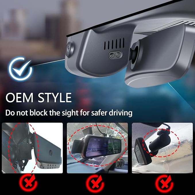 mangoal STARVIS 2 Front 4K HDR Dash Cam IMX678, Custom Fit for Mazda CX-50 2025 2026(Model B), 5GHz WiFi, GPS, 64GB Card