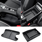CDEFG 2PCS for 2023 2024 2025 2026 2027 HR-V Center Console Organizer Tray for 2023-2026 2027 Honda HRV HR-V Accessories Lower Console Tray Storage Box Floor Tray Sunglasses Holder