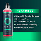 Armour Detail Supply - Decon Soap - High-pH Decontamination Shampoo - Alkaline Degreasing Agents and Biodegradable Ingredients - 16 oz