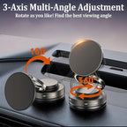 Suction Cup Phone Mount Pro - Vacuum Magnetic Phone Holder for Car, 180° Adjustable Angle, Non-Slip Dashboard/Windshield Car Phone Holder, Bonus Toroidal Metal.