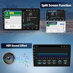 2G+64G Android 15 Car Stereo for Hyundai Sonata 2010-2015 with Wireless Carplay Android Auto,9” Touchscreen Hyundai Sonata Car Radio with Mirror Link WiFi/GPS Bluetooth FM/RDS SWC+AHD Rear Camera
