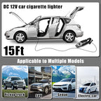 AUTODECO Car Cleaning Kit, Car Vacuum Interior Detailing Cleaner Kit with High Power Handheld Vacuum, Brush Set, Windshield Tool, Duster, Towels, Complete Car Care Tools for Women (Black)