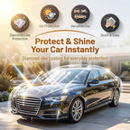 Graphene Ceramic Car Coating Kit, 9H Hardness Auto Coating Spray for Paint Glass Wheels, High Gloss Hydrophobic Protection, Scratch Resistant Shine