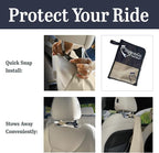 Car Seat Towel Cover After Gym Workout Yoga Pets | Snap-n-Go Seat Sheet™ Universal Fit with Headrest Post Straps, Quick-Dry Washable Sweat Protector for Cars, Trucks, SUVs Interior Protection (Beige)