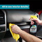 Invisible Glass 92024-6PK Power Clean Automotive Interior Detailer Cleaner Protectant and Conditioner to Restore Interior Surfaces Prevent Fading – 22 fl oz (Pack of 6)