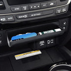 EDBETOS Console Drawer Tray Compatible with Honda Pilot 2016-2022/ Ridgeline 2017-2024/ Passport 2019-2024 Accessories Center Console Organizer Insert Tray Storage Box Coin Container, ABS Black