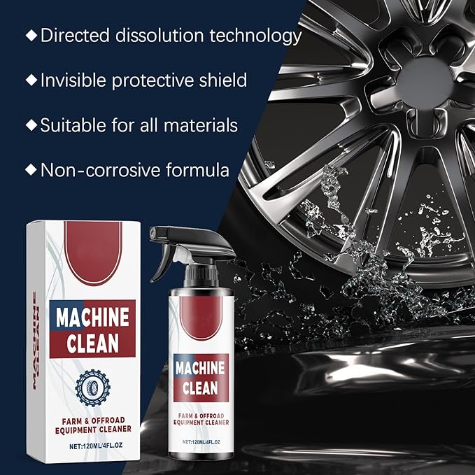 Heavy-Duty Outdoor All Purpose Cleaner, Machine Clean Spray, Car Tire Farm & Offroad Equipment Cleaner, Remove Dirt, Oil, & Grime (1)
