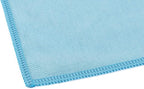 The Rag Company - Premium Window, Glass, Mirror & Chrome Detailing Towels - Professional Korean 70/30 Microfiber Blend, Lint-Free, Streak-Free, 350gsm, 16in. x 24in, Light Blue (3-Pack)
