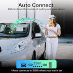 Wireless CarPlay Adapter for Apple iPhone, Convert Wired to Wireless CarPlay, 2025 Upgrade Mini Plug & Play No Latency CarPlay Dongle for iOS 10+ & Cars from 2019+ Dark Black