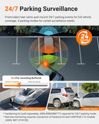 Vantrue N4 Pro S 4K 3 Channel Dash Cam for Truck, 4K+1080P+2.5K Front Inside Rear Camera, Triple STARVIS 2 HDR IR Night Vision, IP67, Voice Control, Parking Mode, GPS, Wi-Fi, Support 1TB (RC09)