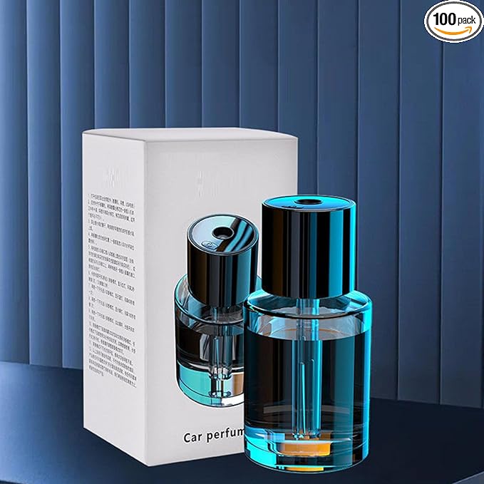 Intelligent Aromatherapy Machine,Car Air Freshener,Car Diffuser Refill,Fine Spray/Fillable/Four-Gear Adjustment/Vibration Sensing/On-Off/160ML Large Capacity Long-Lasting Fragrance(Ocean Fragrance)
