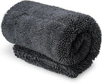 Car Microfiber Towels, 11.8" × 11.8" Ultra Absorbent Drying Towel Twisted-Loop Detailing Cloth, 1200GSM Thick Cleaning Cloth Scratch-Free Quick Dry Towel for Car Truck SUV