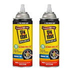 Fix-A-Flat Tire Sealant and Car Tire Inflator 12oz (2-Pack)