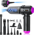 Cordless Vacuum Cleaner - 22000PA Handheld Car Vacuum, 4-in-1 Portable Mini Air Duster Rechargeable, 3-Speed Small Powerful Gadgets & Gifts, for Home, Office, Mattress, Carpet, Pet (Black)