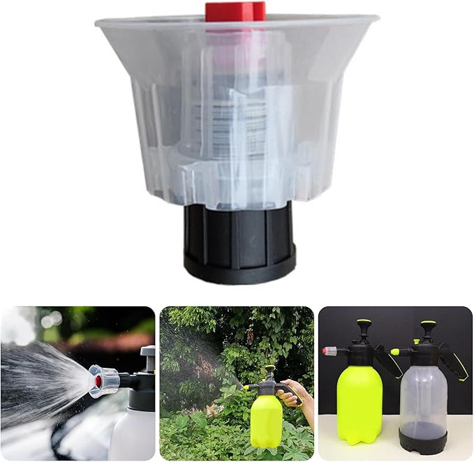Car Washing Foam Nozzle Auto Hand Operated Sprayer Replaceable Wash Liquid Nozzle Wash Soap Foam Hand Pressure
