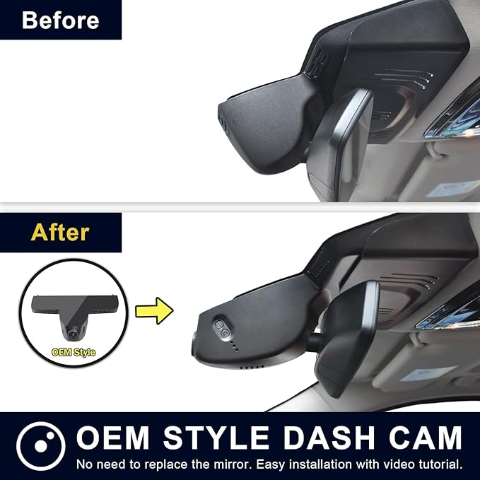 Mangoal Front 4K & Rear 1080p Dash Cam for BMW X5 Gen4 G05 F95 2019 2020 2021 2022 2023(Model B), X5 M M50i xDrive50i sDrive40i xDrive40i, OEM Style, 2160P UHD Video, WiFi & APP, 128GB Card