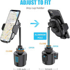 WixGear Wireless Car Charger, Auto-Clamping Fast Wireless Car Charger, Cup Phone Holder for Car, 10W Qi Fast Charging Compatible iPhone 11, Xs/MAX/XS/XR/X/8/, Samsung S10/S9/S8 Full Automatic Arms